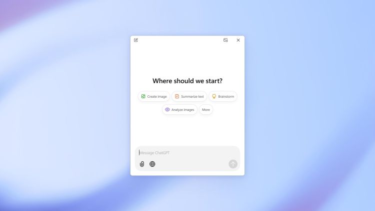 ChatGPT-App für Windows und MacOS aufgefrischt