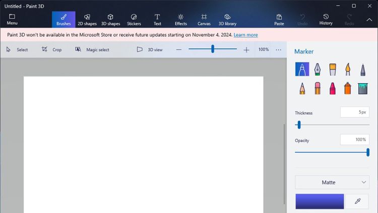 Microsoft zieht Paint 3D den Stecker