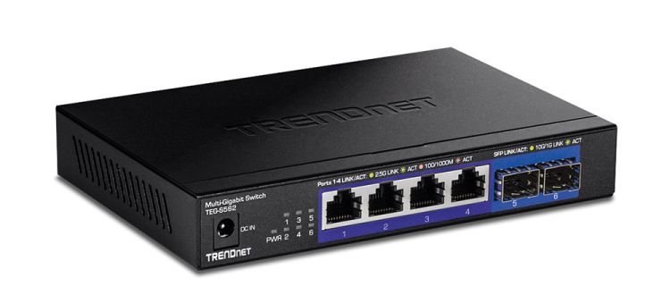 Trendnet 2.5G-6-Port-Switch TEG-S562: Bis zu 2,5 Gigabit pro Sekunde