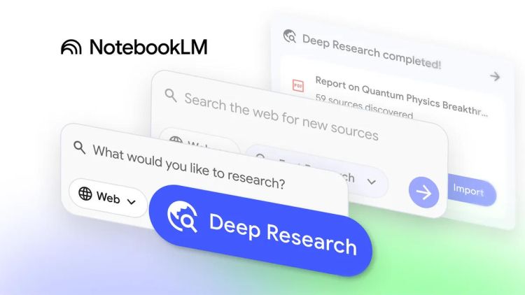 NotebookLM neu mit Deep-Research-Funktion