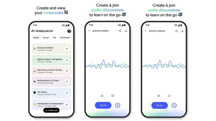 Google I/O: NotebookLM als App für iOS und Android verfügbar