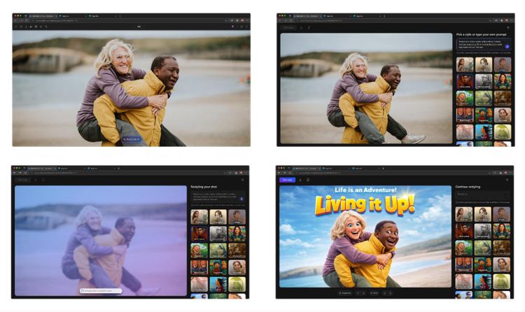 OneDrive neu mit KI-basierter Foto-Restyle-Funktion