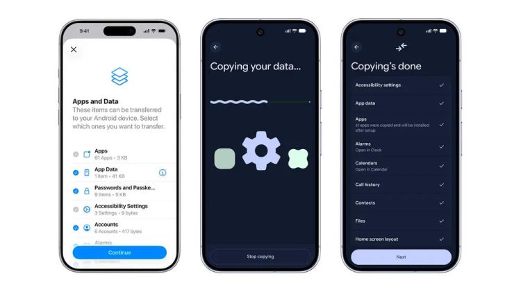Android-Switch vereinfacht iPhone-Android-Migration 