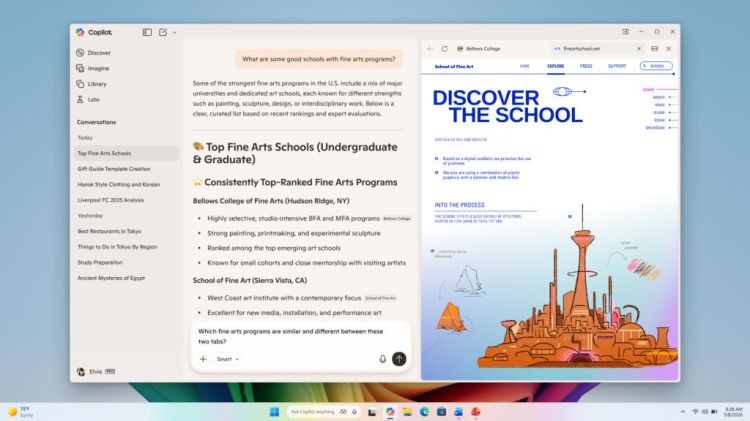 Copilot App öffnet neu Webseiten und speichert Passwörter 