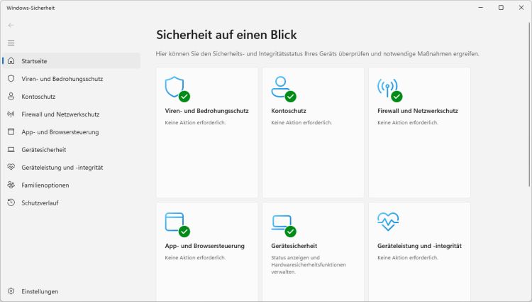 Security-Steuerung in Windows 11 wird rundumerneuert