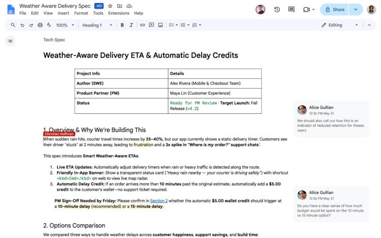 Google Docs unterstützt Markdown-Dateien nativ