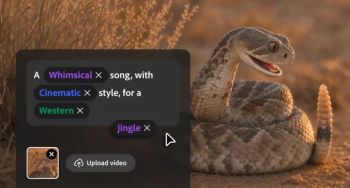Adobe Firefly erstellt neu auch Musik und Soundeffekte