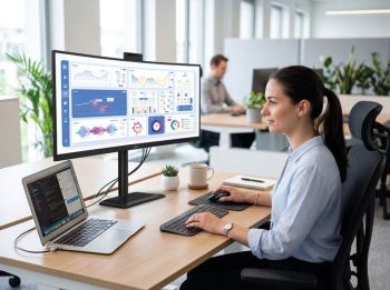 Ergono­mische KMU-Displays