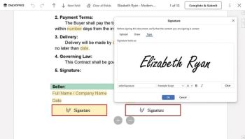 Onlyoffice bringt E-Signaturen in PDFs