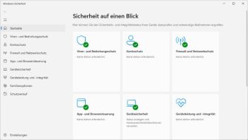 Security-Steuerung in Windows 11 wird rundumerneuert