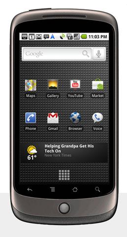 Google bringt Nexus One und eröffnet Mobiltelefon-Shop