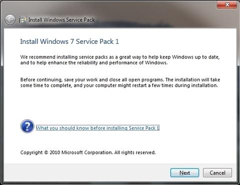 Windows 7 SP1 schon im Netz