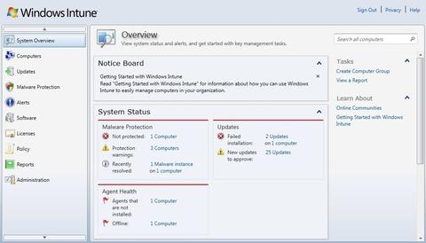 Microsoft lanciert Windows Intune