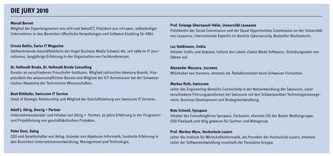Startschuss zum Swiss ICT Award