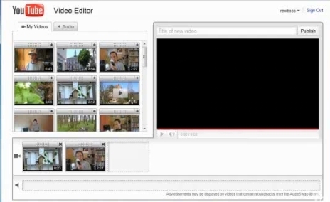Youtube mit Video-Editor