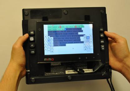 Tastatur für die Tablet-Rückseite