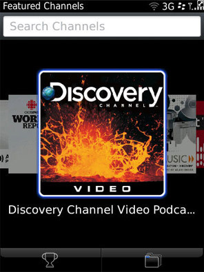Podcast-Dienst für Blackberry