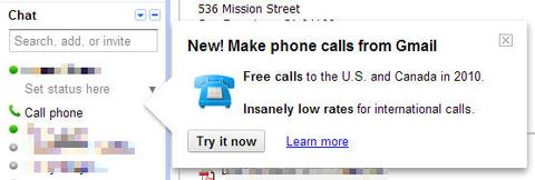 Telefonieren via Gmail