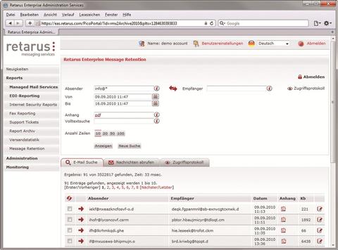 E-Mail-Schliessfach