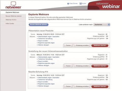 Webinar-Service