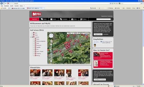 Stadt St. Gallen mit eigenem Social-Networking-Portal