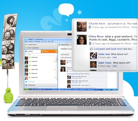 Mit Facebook-Freunden skypen
