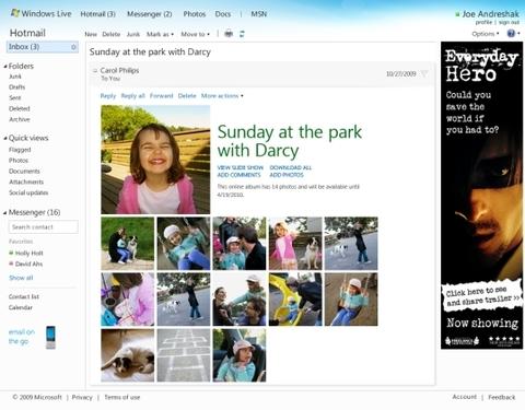 Hotmail mit neuen Funktionen