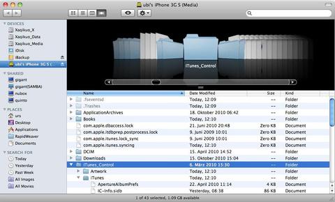 Das iPhone im USB-Zugriff
